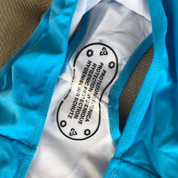 NWOT SelfieGo Pool Blue Swim Bottoms XL - Picture 3 of 4